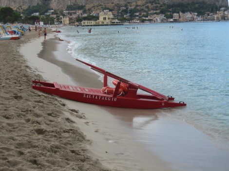 mondello beach